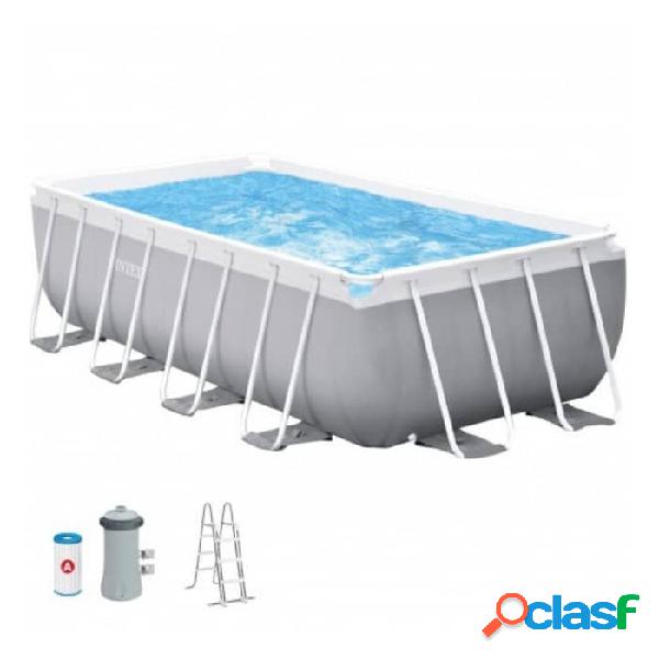 Piscina desmontable rectangular Intex prism frame