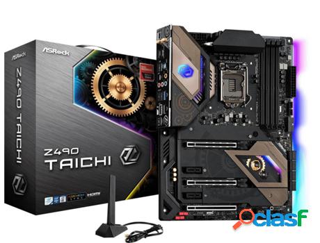 Placa Base ASROCK Z490 Taichi (Socket LGA 1200 - Intel Z490