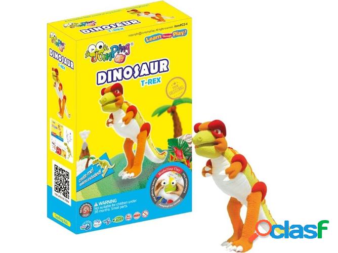 Plastilina JUMPINGCLAY Tiranossaurio
