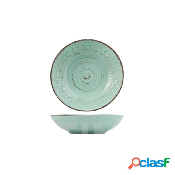 Plato de Stoneware Courtyard Mint Hondo de 20cm