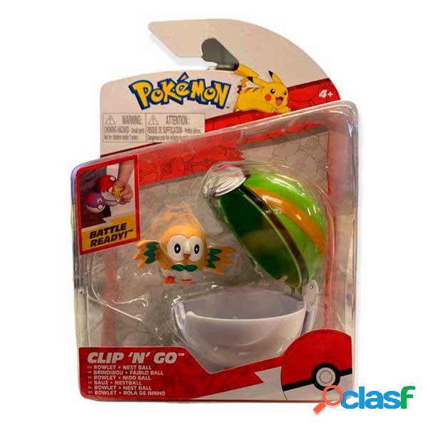 Pokeball Clip N'Go Figura Rowlet