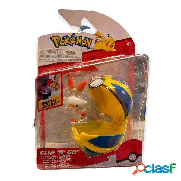 Pokeball Clip N'Go Figura Scorbunny