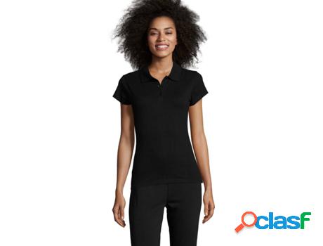 Polo Femenino SOLS Prescott Women Negro (XXL)