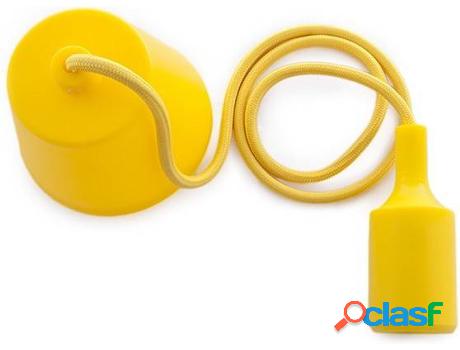 Portalámparas GREENICE E27 Cable - Rosetón - Color