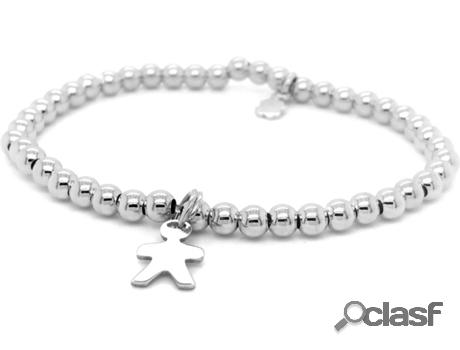 Pulsera WOO&apos;S PURE FEELINGS Elástica con Colgante Boy