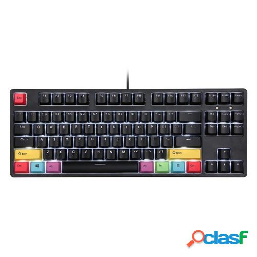 RGB Backlit Mechanical Keyboard N-key Rollover/ Blue Switch/