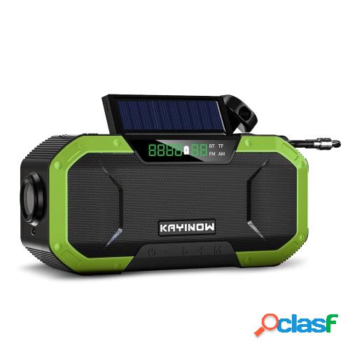 Radio de manivela solar de emergencia 5000mAh Cargador de