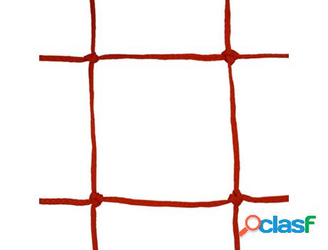 Rede SPORTI FRANCE con tejido simple de 3 mm 100 Rojo
