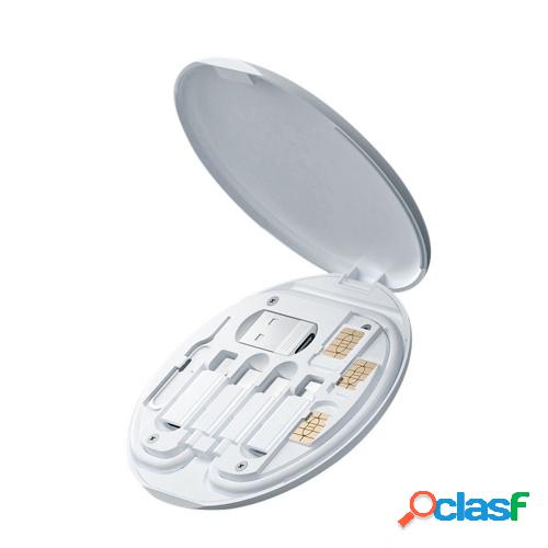 Remax Cable adaptador caja de almacenamiento soporte de