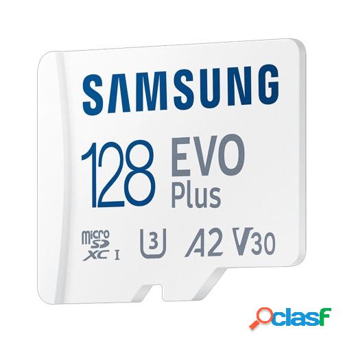 SAMSUNG EVO Plus Tarjeta TF de 128 GB U3 A2 V30 Tarjeta