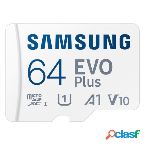 SAMSUNG EVO Plus Tarjeta TF de 64 GB U1 A1 V10 Tarjeta Micro