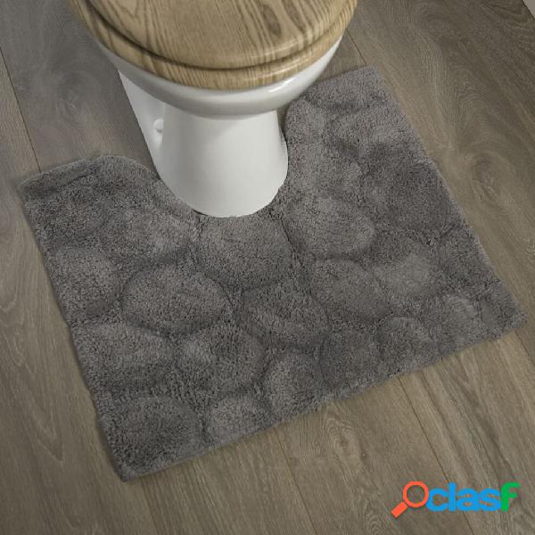 Sealskin Alfombra para contorno lavabo Pebbles algodón gris