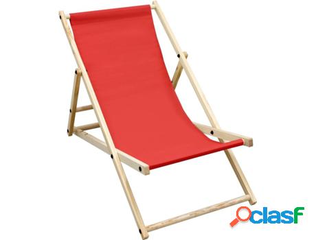 Silla ECD GERMANY de Madera Plegable 3 Posiciones
