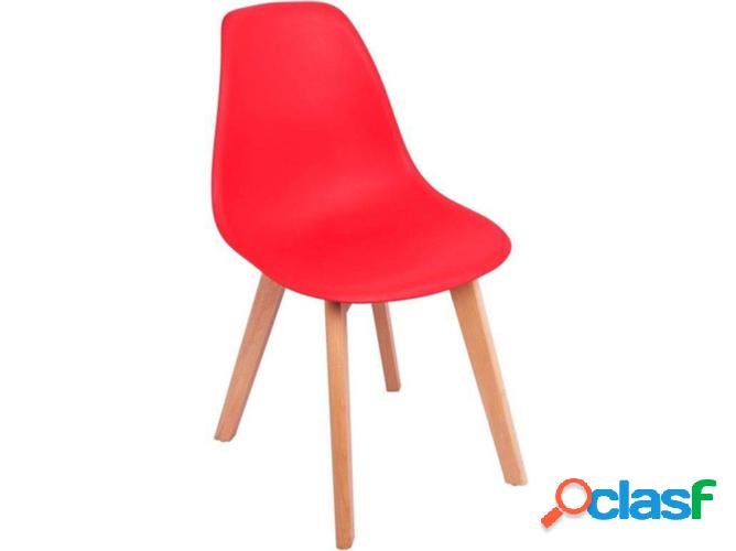 Silla REGALOS MIGUEL Kelen (Rojo - 47 x 82 x 53 cm -