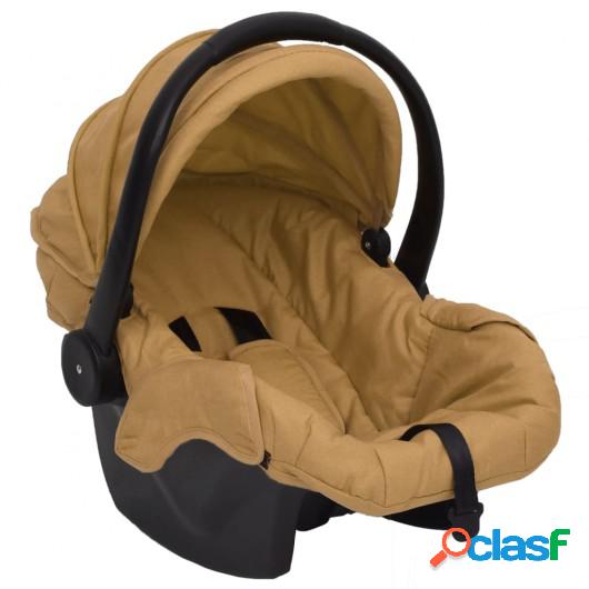 Sillita de coche para bebés gris taupe 42x65x57 cm