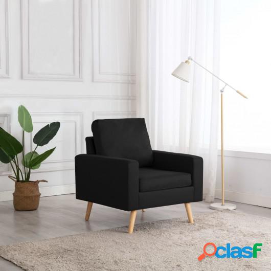 Sillón de tela negro