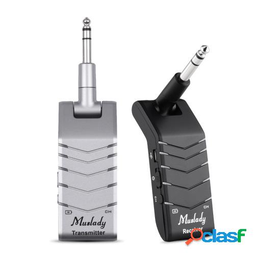 Sistema inalámbrico de guitarra Muslady 2.4G (transmisor +