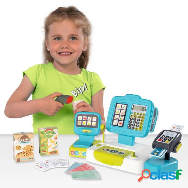 Smoby Caja registradora electrónica grande con peso