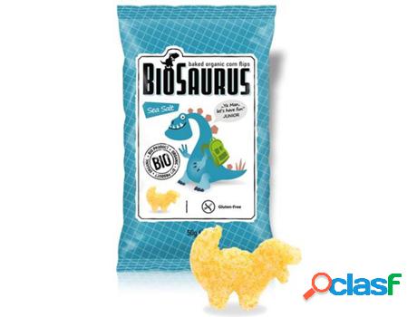 Snack de Maíz con Sal Marinada Horneado BIOSAURUS (1