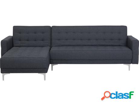 Sofá Cama Aberdeen (Gris - Poliéster -168x267x87 cm)