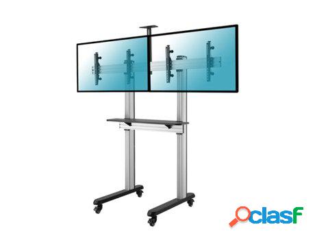 Soporte de videoconferencia para 2 pantallas de TV de