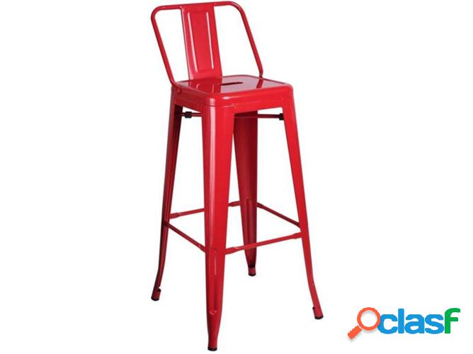 Taburete REGALOS MIGUEL Torix (Rojo - 43 x 100 x 43 cm -