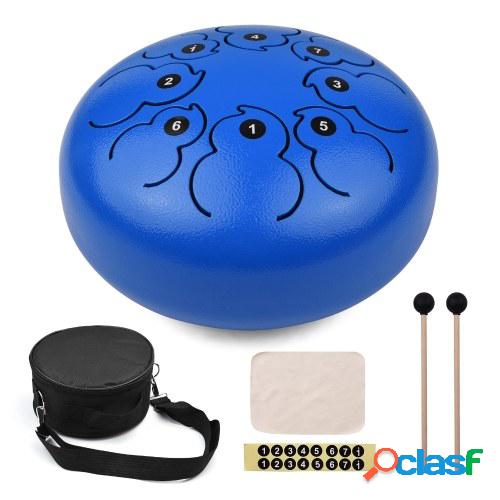 Tambor de lengua de acero de 8 pulgadas y 8 tonos F