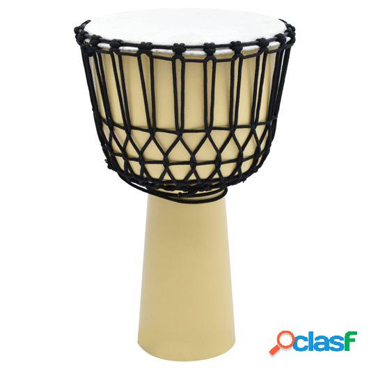 Tambor djembe con tensores de cuerda piel de cabra 14"