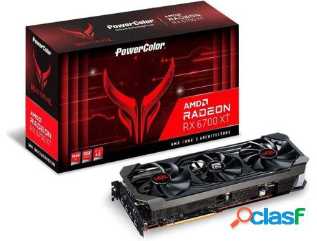 Tarjeta Gráfica POWERCOLOR (AMD - 12 GB GDDR6)