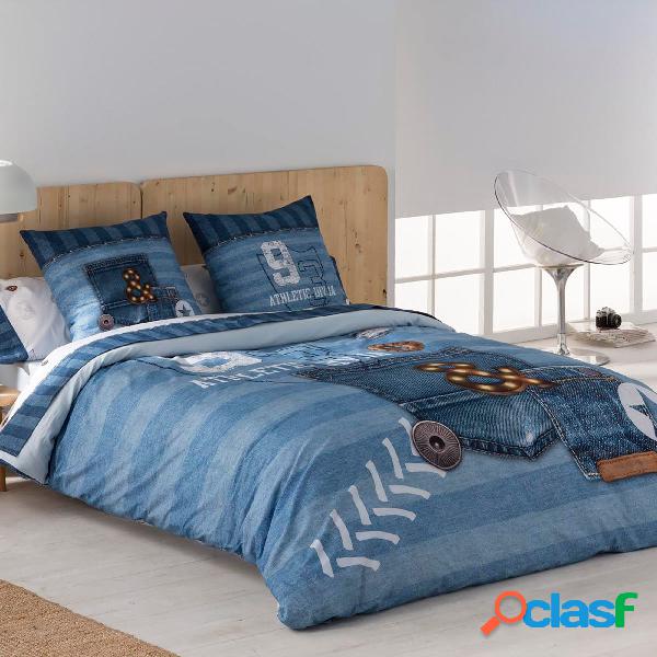 Tejidos JVR Funda Nordica + Almohada Modelo Jeans - Cama 105