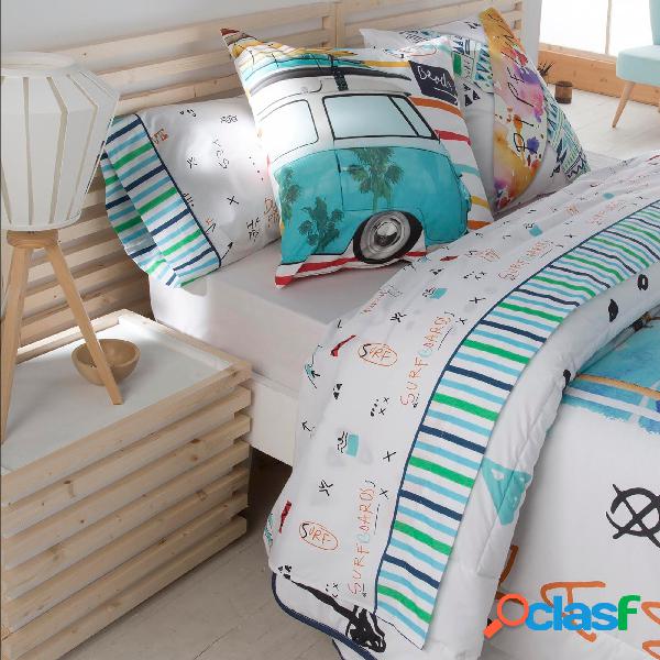 Tejidos JVR Juego de Sabanas 3 piezas Modelo Beach - Cama 90