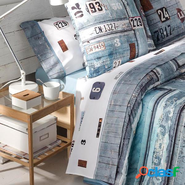 Tejidos JVR Juego de Sabanas 3 piezas Modelo Fusion - Cama