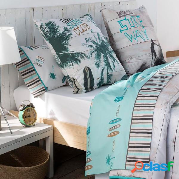Tejidos JVR Juego de Sabanas 3 piezas Modelo Surf - Cama 90