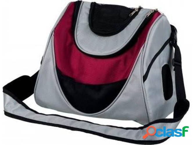 Transportín para Perros y Gatos TRIXIE Ajustable (Rojo -