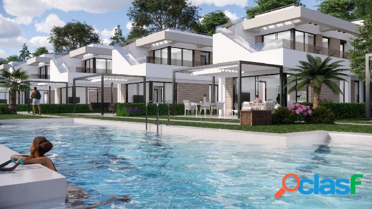 VILLAS DE OBRA NUEVA EN PILAR DE LA HORADADA EN EL CAMPO DE