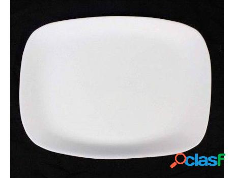 Vajilla HOGAR Y MÁS Parma Rectangular De Vidrio Opal