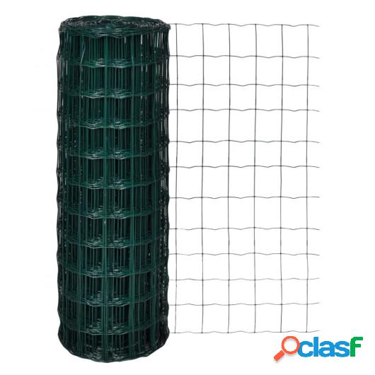Valla Euro Fence 25x1,7 m con malla de acero 76x63 mm