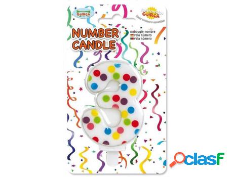 Vela DISFRAZZES Cumpleaños 3