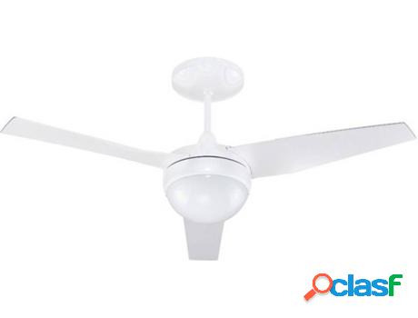 Ventilador de Techo CRISTALRECORD Capri Blanco (45 W -