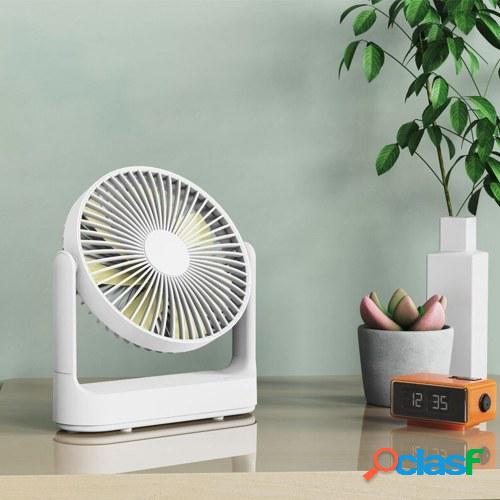 Ventilador de escritorio recargable multifuncional Bajo