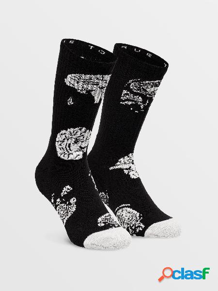 Volcom Calcetines Vibes - Black On Black