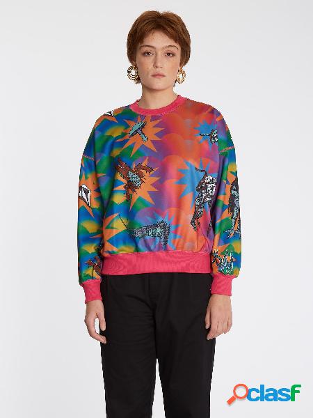 Volcom Sudadera Chrissie Abbott X French - MULTI