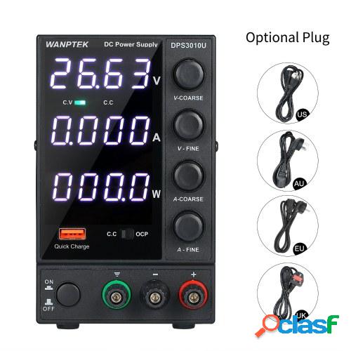 WANPTEK DPS3010U 0-30V 0-10A 300W Fuente de alimentación de