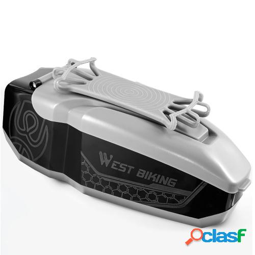 WEST BIKING Bolsa de bicicleta con soporte para teléfonos