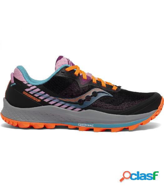 Zapatillas Saucony Peregrine 11 Mujer Negro 41