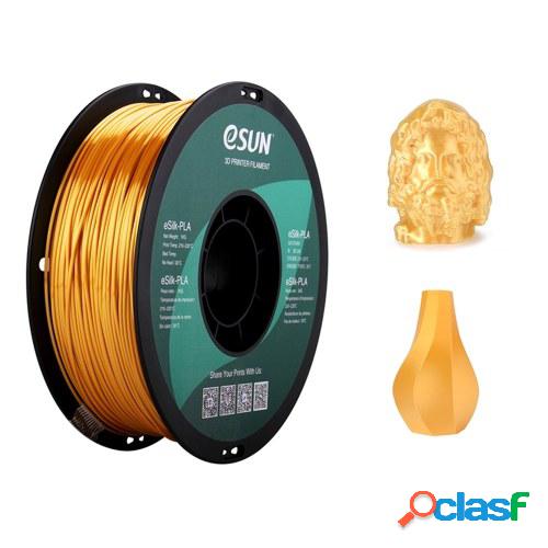 eSUN 3D Printer Silk Shiny PLA Filament 1.75mm Metalic Silk