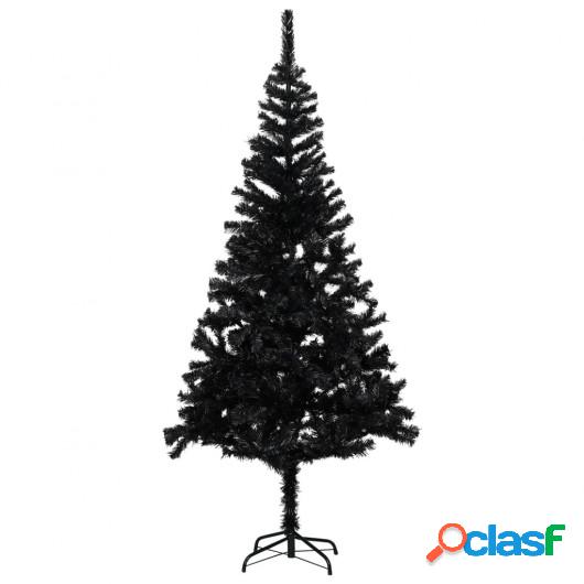Árbol de Navidad artificial con soporte negro PVC 240 cm
