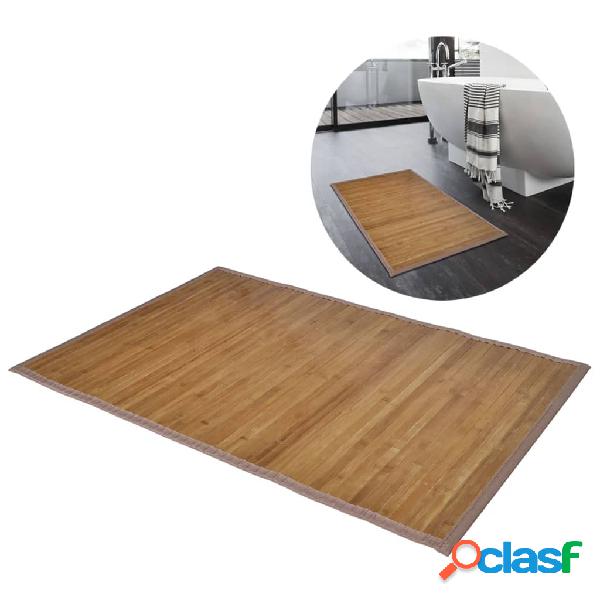 vidaXL 242111 2 Bamboo Bath Mats 40 x 50 cm Brown