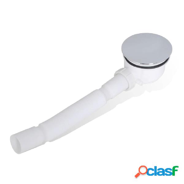 vidaXL Manguito wc flexible para el plato de ducha