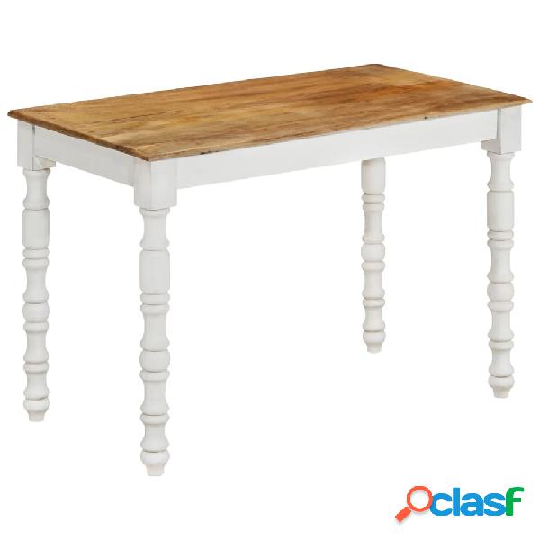 vidaXL Mesa de comedor madera maciza de mango 110x60x76 cm